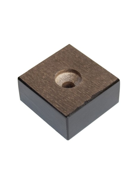 VOYAGE WENGHE’ | SET 4 Piedi in legno | Altezza 2,8 cm | Piedini per divani, poltrone e mobili