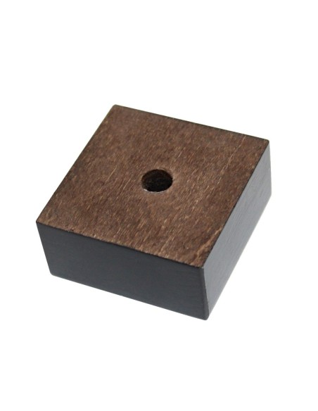 VOYAGE WENGHE’ | SET 4 Piedi in legno | Altezza 2,8 cm | Piedini per divani, poltrone e mobili