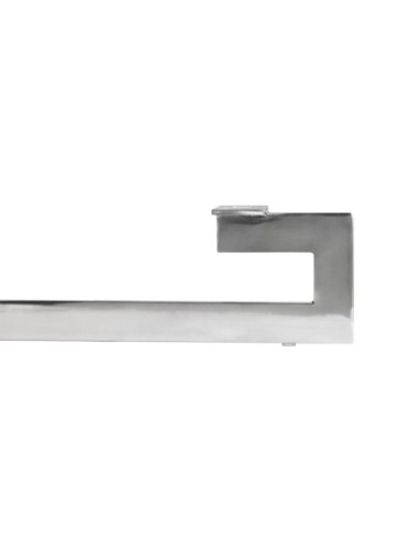 TAV L | SET da 2 Slitte in metallo | Cromo Lucido | H.12 - L.98,5 | Slitta per divani |