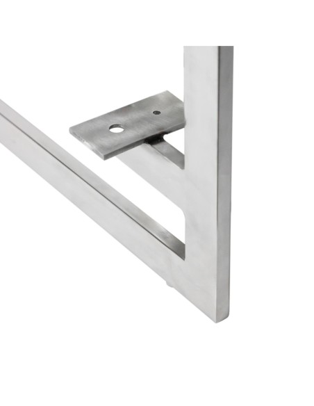 TAV L | Set of 2 Sled Legs | Chrome Finish | H.12 - L.98,5 cm | Sofas Sleds