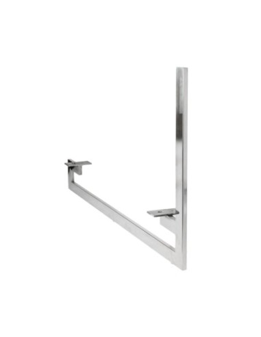 TAV L | SET da 2 Slitte in metallo | Cromo Lucido | H.12 - L.98,5 | Slitta per divani |
