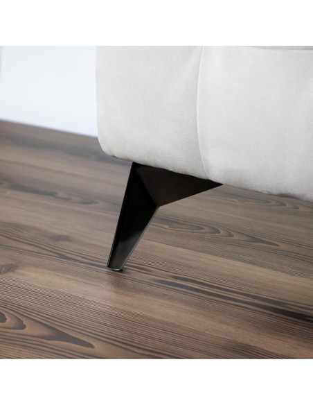 STARDUST | Set of 4 Legs and 16 Screws | Black Nickel Finish | H.12,5 cm | Legs for Sofas and Armchairs