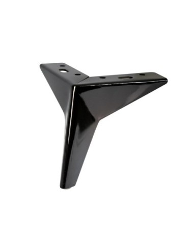 STARDUST | SET da 4 Piedi e 16 viti | Nickel Nero | H. 12,5 | Piedini per divani e poltrone |