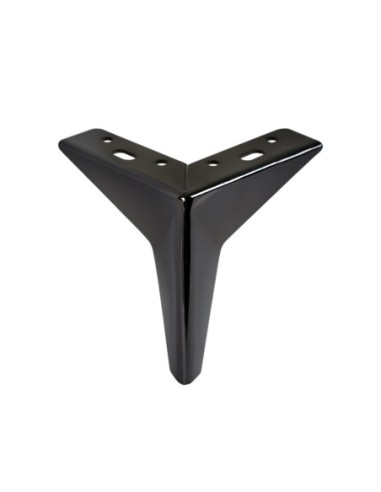 STARDUST | SET da 4 Piedi e 16 viti | Nickel Nero | H. 12,5 | Piedini per divani e poltrone |