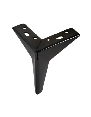 STARDUST | SET da 4 Piedi e 16 viti | Nickel Nero | H. 12,5 | Piedini per divani e poltrone |