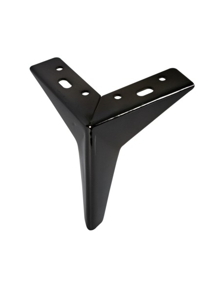 STARDUST | Set of 4 Legs and 16 Screws | Black Nickel Finish | H.12,5 cm | Legs for Sofas and Armchairs