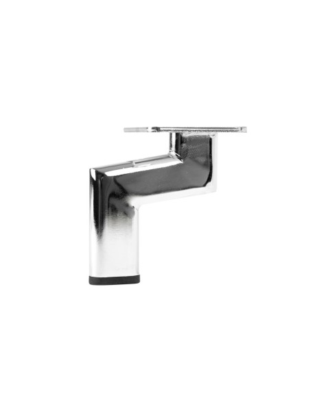 HIROSHI | SET of 4 Feet and 16 screws | Polished Chrome | H. 12 | Sofa feet for sofas and armchairs |