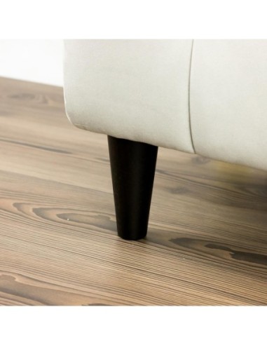 938 WENGHE’ | SET 4 Piedi in legno | Altezza 13 cm  | viti innestate (10MA) | Piedini per divani e poltrone