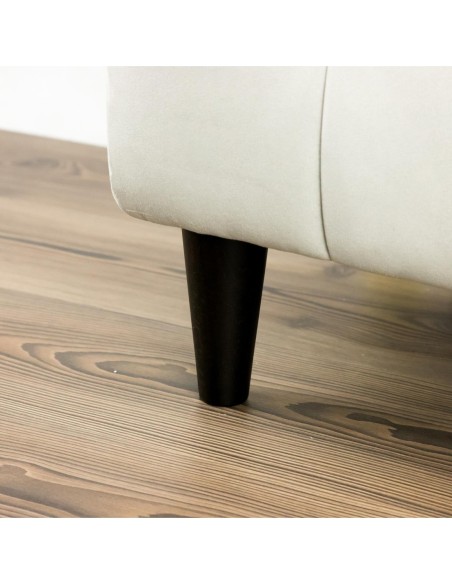 938 WENGHE’ | SET 4 Piedi in legno | Altezza 13 cm  | viti innestate (10MA) | Piedini per divani e poltrone