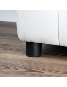 PIEPLA 6 | SET of 4 Plastic Legs | Black | H.6 cm 2