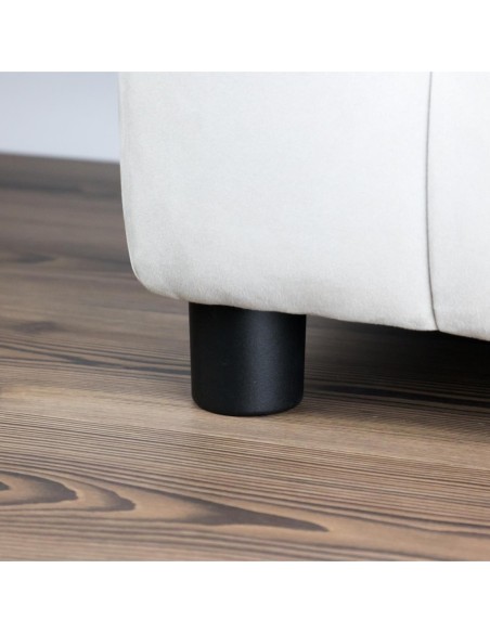 PIEPLA 6 | SET of 4 Plastic Legs | Black | H.6 cm