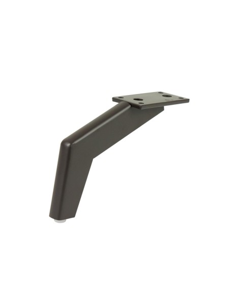 CASABLANCA | Set of 4 Legs and 16 Screws | Matt Brown Finish | H.13 cm | Legs for Sofas and Armchairs