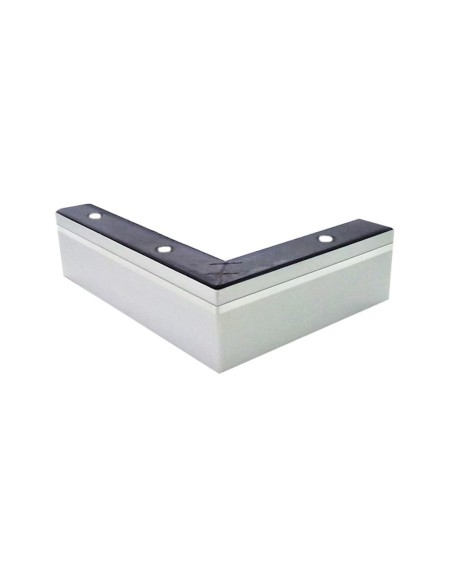 SIS VENEZIA 20/15 | SET 4 Piedi in Legno | Dimensioni: H.5,5 - L.20x15 cm | Colore: Satinato | Piedini per divani e poltrone