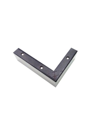 SIS VENEZIA 20/15 | SET of 4 Wooden Legs | Satin Color | H.5,5 - L.20x15 cm | Sofas and Furniture Wooden Legs