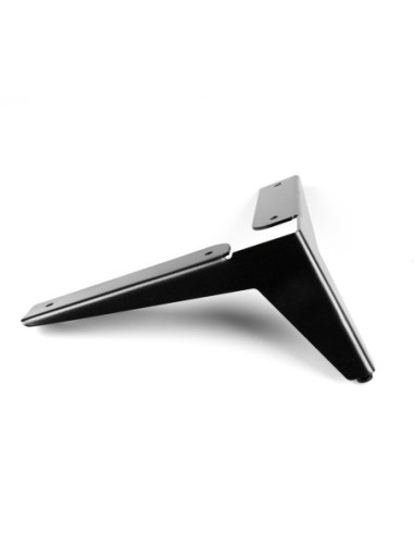 MIDLAND AUTOCOLOR | Set of 4 Legs and 16 Screws | Micaceous Black Finish | H.13 cm | Legs for Sofas and Armchairs
