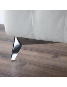 CAMBRIDGE | SET da 4 Piedi e 16 viti | Cromato | H.13 | Piedi per divani-poltrone | 2