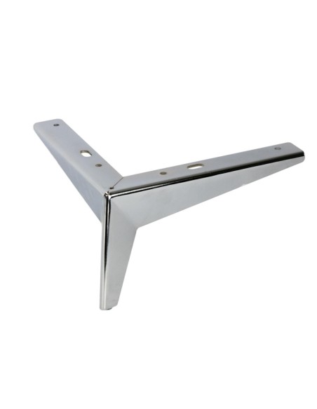 CAMBRIDGE | SET da 4 Piedi e 16 viti | Cromato | H.13 | Piedi per divani-poltrone |