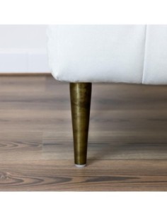 KENT STILETTO | SET da 4 piedi | Bronzo Antico | H.16 | Piede Conico per divani e poltrone | 2