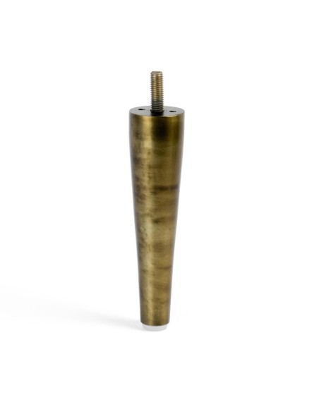 KENT STILETTO | SET da 4 piedi | Bronzo Antico | H.16 | Piede Conico per divani e poltrone |