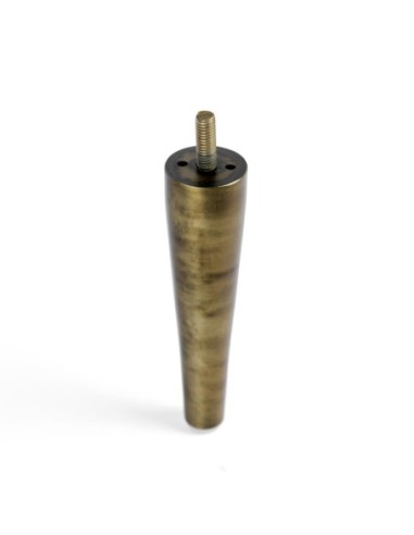 KENT STILETTO | Set of 4 Legs and 16 Screws | Aged Bronze Finish | H.16 cm | Legs for Sofas and Armchairs