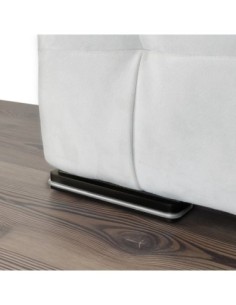 R3 S557 | SET 4 Piedi in Legno | Colore Wenghè | Dimensione: H 3,5cm L 18 cm | Gambe per divani e mobili 2