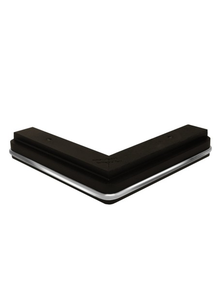 R3 S557 | SET 4 Piedi in Legno | Colore Wenghè | Dimensione: H 3,5cm L 18 cm | Gambe per divani e mobili