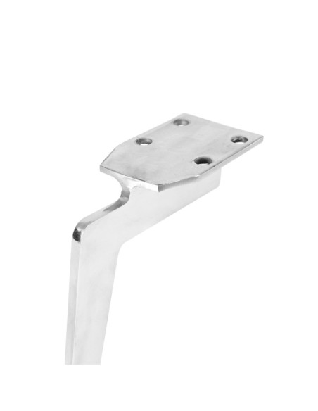 MANTOVA| Set of 4 Legs and 16 Screws | Chrome Finish | H.21 cm | Legs for Sofas and Armchairs