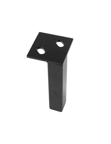 NEW TESSA | SET da 4 Piedi e 16 viti | Nero Opaco | H.15 | Piedini per divani-poltrone |