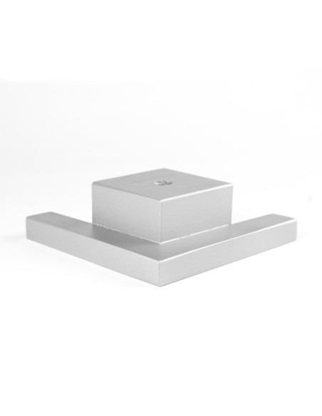 FELETTO SILVER SP | SET 4 Piedi in Legno+16 Viti | H.6 L.18x18 | Piedini per mobili e divani