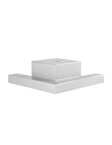 FELETTO SILVER SP | SET of 4 Wooden Legs + 16 Screws | H.6 L.18x18 | Sofas and Furniture Wooden Legs