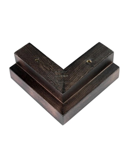 GENIUS | SET 4 Piedi in Legno | Colore Wenghè | Altezza 5 cm | Gambe in Legno per divani e mobili