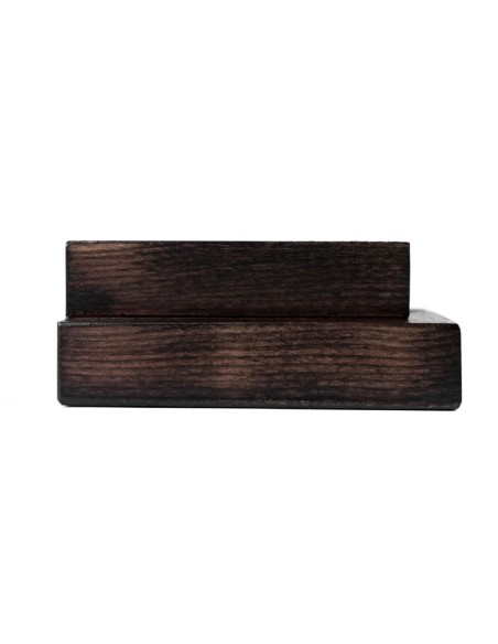 GENIUS | SET of 4 Wooden Legs | Wenghè Color | Height: 5 cm | Sofas and Furniture Wooden Legs