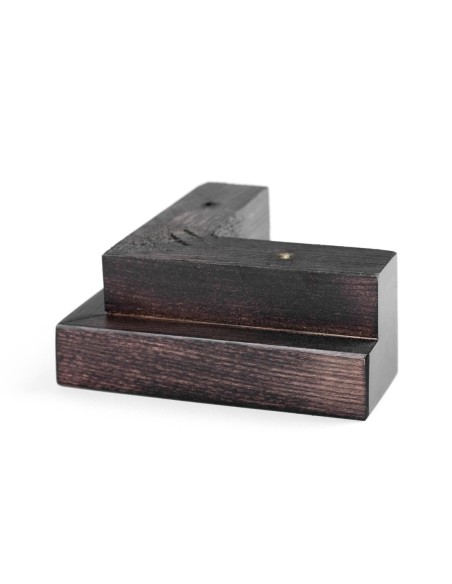 GENIUS | SET 4 Piedi in Legno | Colore Wenghè | Altezza 5 cm | Gambe in Legno per divani e mobili