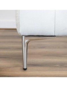 PAKO | SET da 4 Piedi e 16 viti | Cromo Lucido | H. 15 | Piedini per divani e poltrone | 2