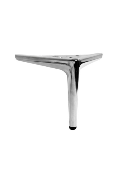 PAKO | Set of 4 Legs and 16 Screws | Chrome Finish | H.15 cm | Legs for Sofas and Armchairs