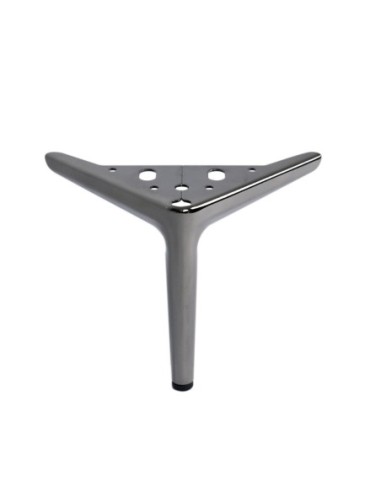 PAKO | SET da 4 Piedi e 16 viti | Nickel Nero | H. 15 | Piedini per divani e poltrone |