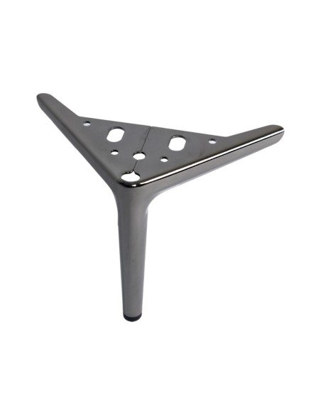 PAKO | SET da 4 Piedi e 16 viti | Nickel Nero | H. 15 | Piedini per divani e poltrone |