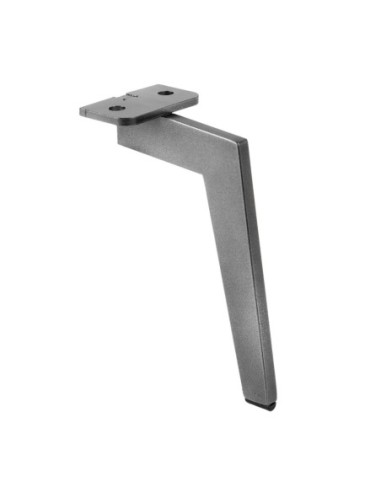 XR | Set of 4 Legs | Manganese Finish | H.18 cm | Legs for Sofas and Armchairs