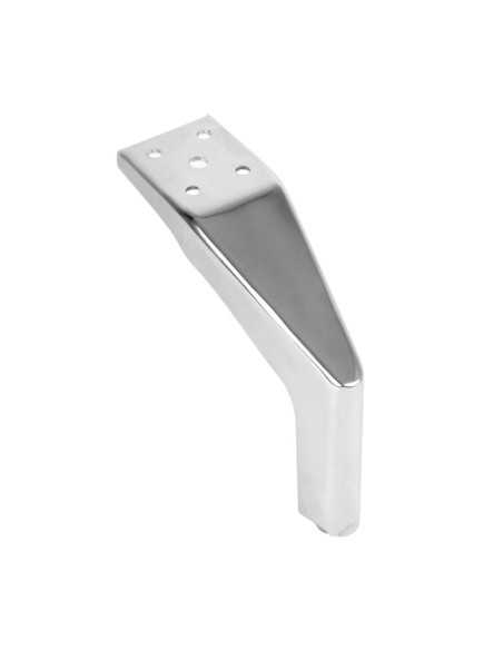 FOGGY 3094 | Set of 4 Legs and 16 Screws | Chrome Finish | H.16 cm | Legs for Sofas and Armchairs