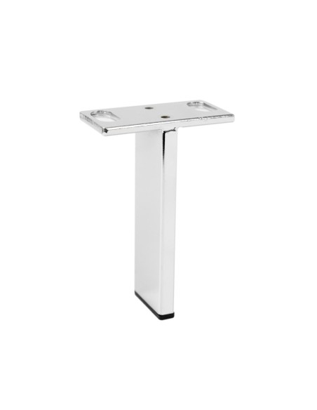 RAINBOW | Set of 4 Legs and 16 Screws | Chrome Finish | H.12 cm | Legs for Sofas and Armchairs