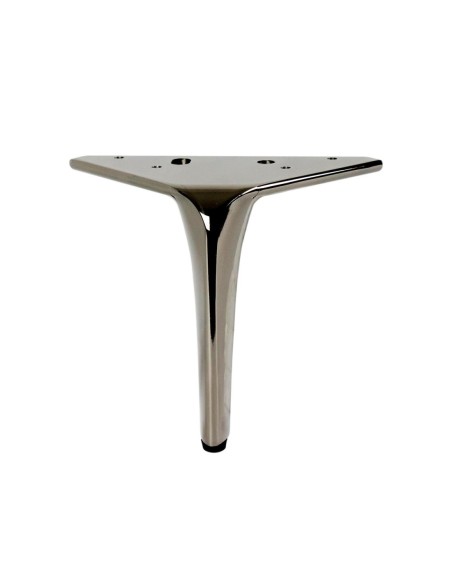 HERO | SET da 4 Piedi e 16 viti | Nickel Nero | H. 16 | Piedini per divani e poltrone |