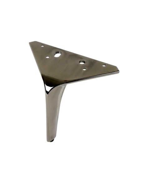 HERO| Set of 4 Legs and 16 Screws | Black Nickel Finish | H.16 cm | Legs for Sofas and Armchairs