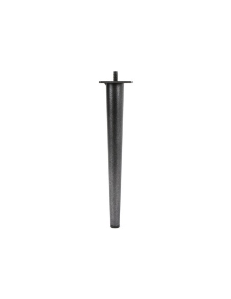 SIMPSON | Set of 4 Legs and 16 Screws | Glossy Black Finish | H.25 cm | Legs for Sofas and Armchairs