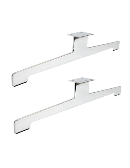 FIVE | SET da 2 Slitte | Cromo | H.15 - L.79 | Slitta per divani |