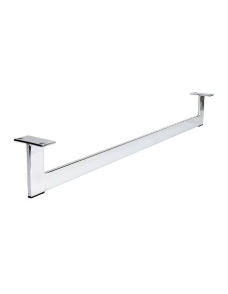 RAINBOW | SET da 2 Slitte | Cromo | H.12 - L.89 | Slitta per divani |