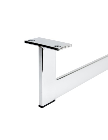 RAINBOW | SET 2 Sled Legs | Chrome Finish | H.12 L.89 cm | Sofas Sled