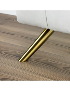 KENT | SET da 4 piedi e 16 viti | Bronzo | H.16 | Piede Conico per divani e poltrone | 2