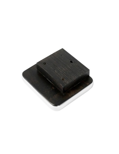 TRIESTE | SET 4 Piedi in Legno | Colore Wenghè | Altezza 4 cm | Gambe in Legno per divani e mobili