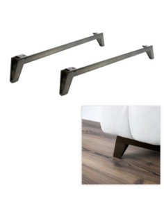 VENEZIA | Set of 2 Sled Legs | Titanium Bronze Finish | H.14 | Sofas Sleds