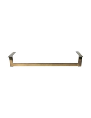 ICE | Set of 2 Sled Legs | Titanium Bronze Finish | H.14 - L.88 cm | Sofas Sleds